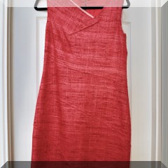 H03. Ellie Tahari pink linen asmetrical sleeveless dress. Size 4. - $24